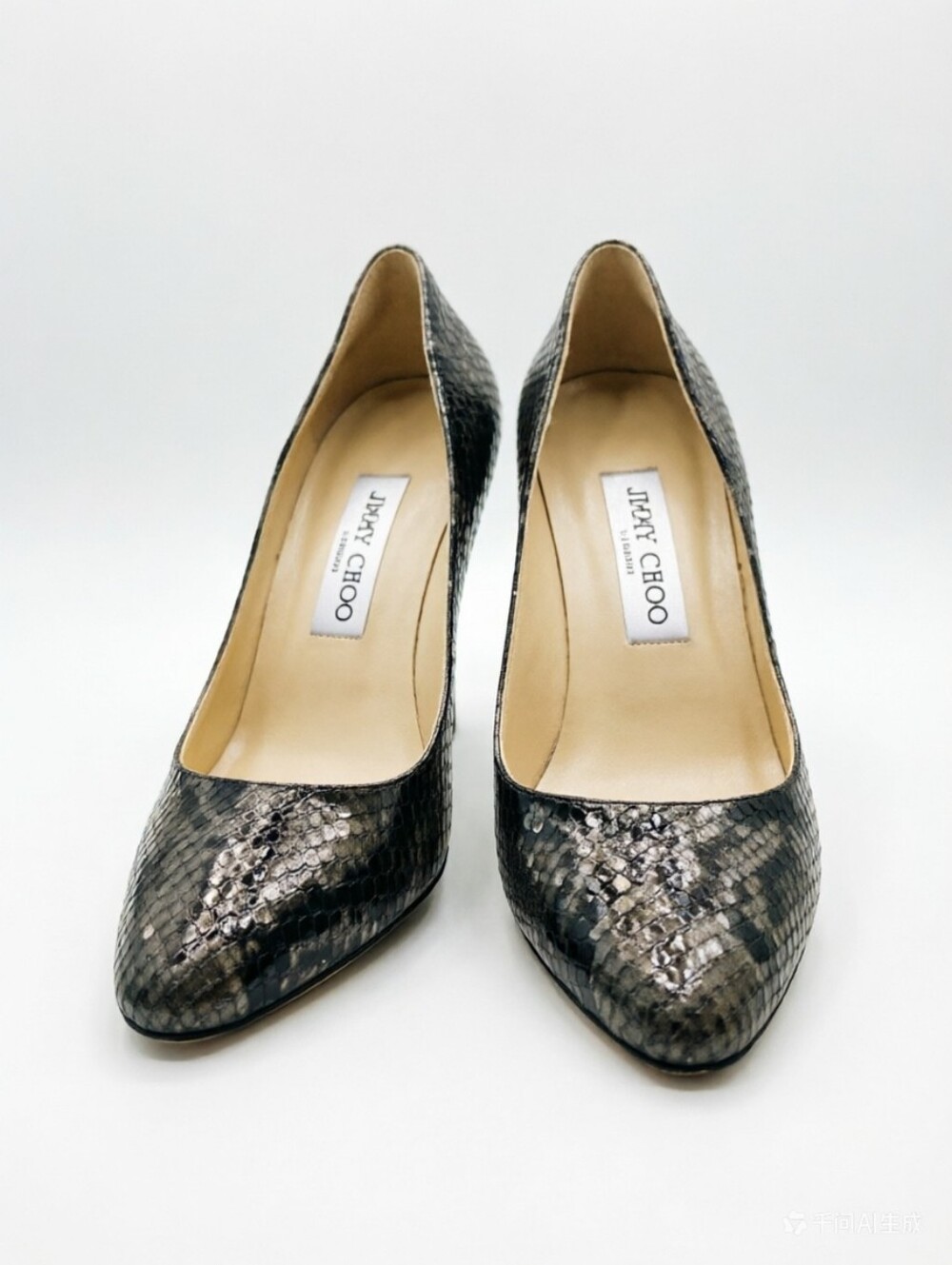 Jimmy Choo  python pointed toe pumps - Picture 4 of 10